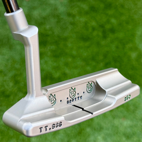 Chrome Bronze Timeless (TT) SSS w/3x Hot Head Harry Stamping & Black Tour Shaft