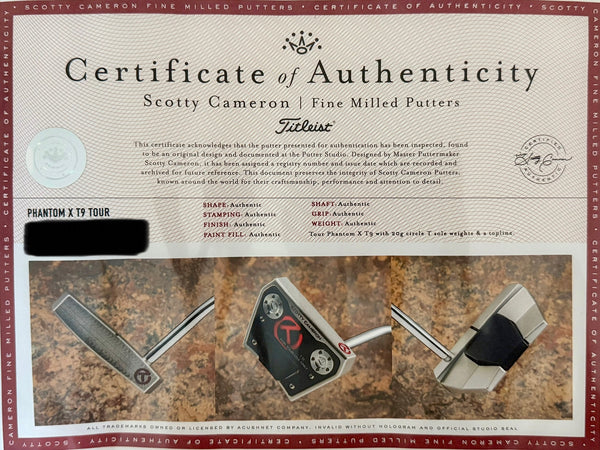 Brand New Phantom X T9 SSS w/Single Bend Shaft