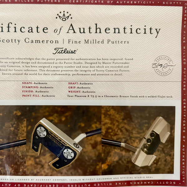 Chromatic Bronze Phantom X T5.5 SSS w/Welded Flojet Neck & Black Shaft