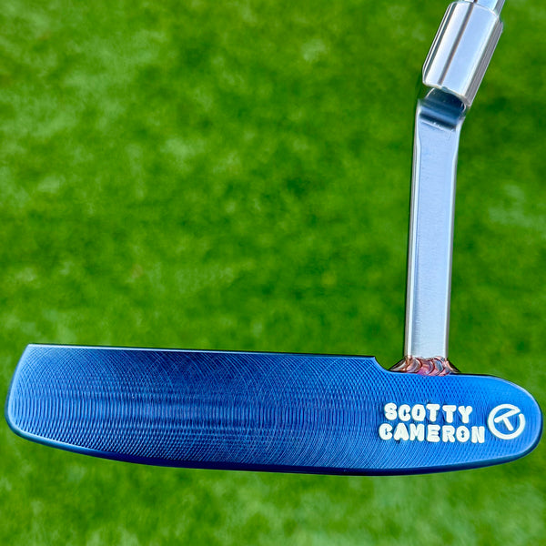 Brand New 2-Tone Chromatic Blue Scotydale 009m w/Tungsten Sole Weights & Welded Polished Neck