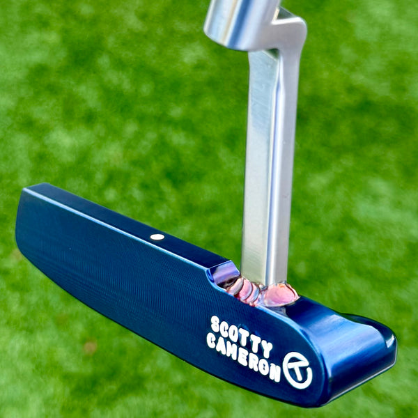 Brand New 2-Tone Chromatic Blue Scotydale 009m w/Tungsten Sole Weights & Welded Polished Neck