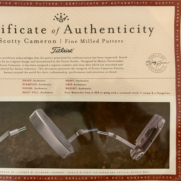 Brand New 009m SSS w/Crowned Circle T Hand Stamp @ 350g