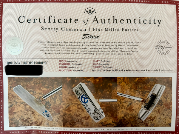 Brand New Timeless Plus Tourtype SSS w/Welded Center Shaft