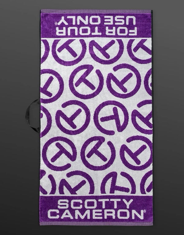 Scotty Cameron Towel - Purple Circle T